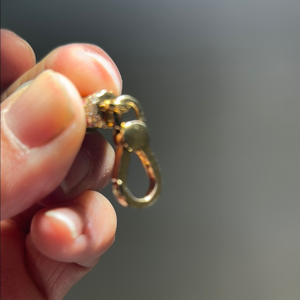 Juicy couture Gold and Pink Snowman Charm - Picture 3 of 4